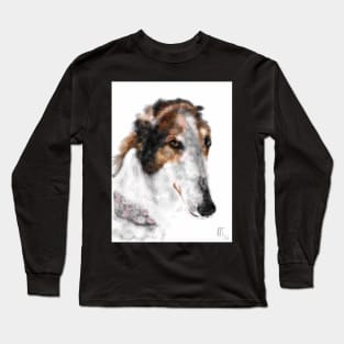 Elegant Borzoi Russian Wolfhound Long Sleeve T-Shirt